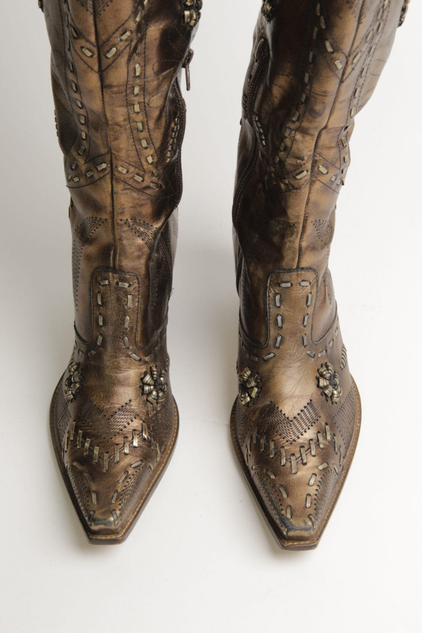 BCB Girls 8.5 B Cowgirl Boots