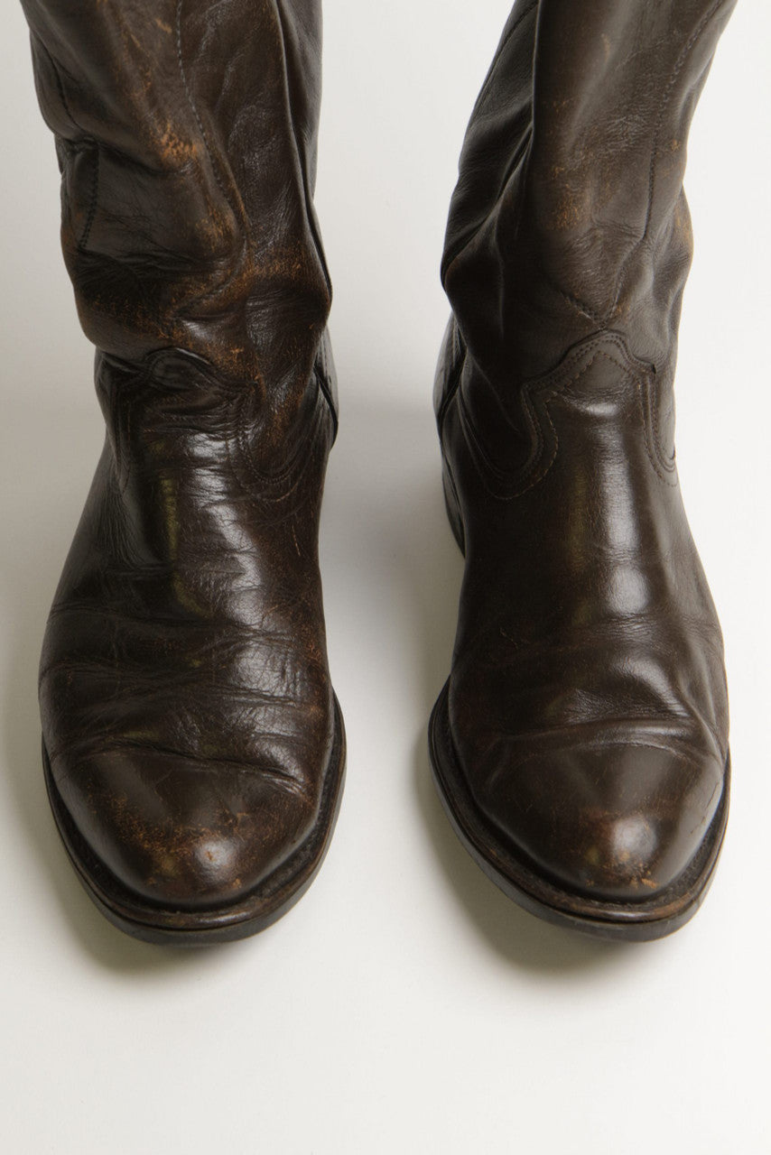 Men's 12 D Leather Boots