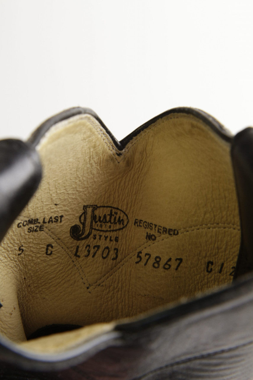 Men's 9B Justin Leather Boots