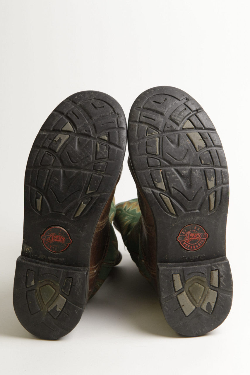 Men's 10.5 D Justin Cowboy Boots