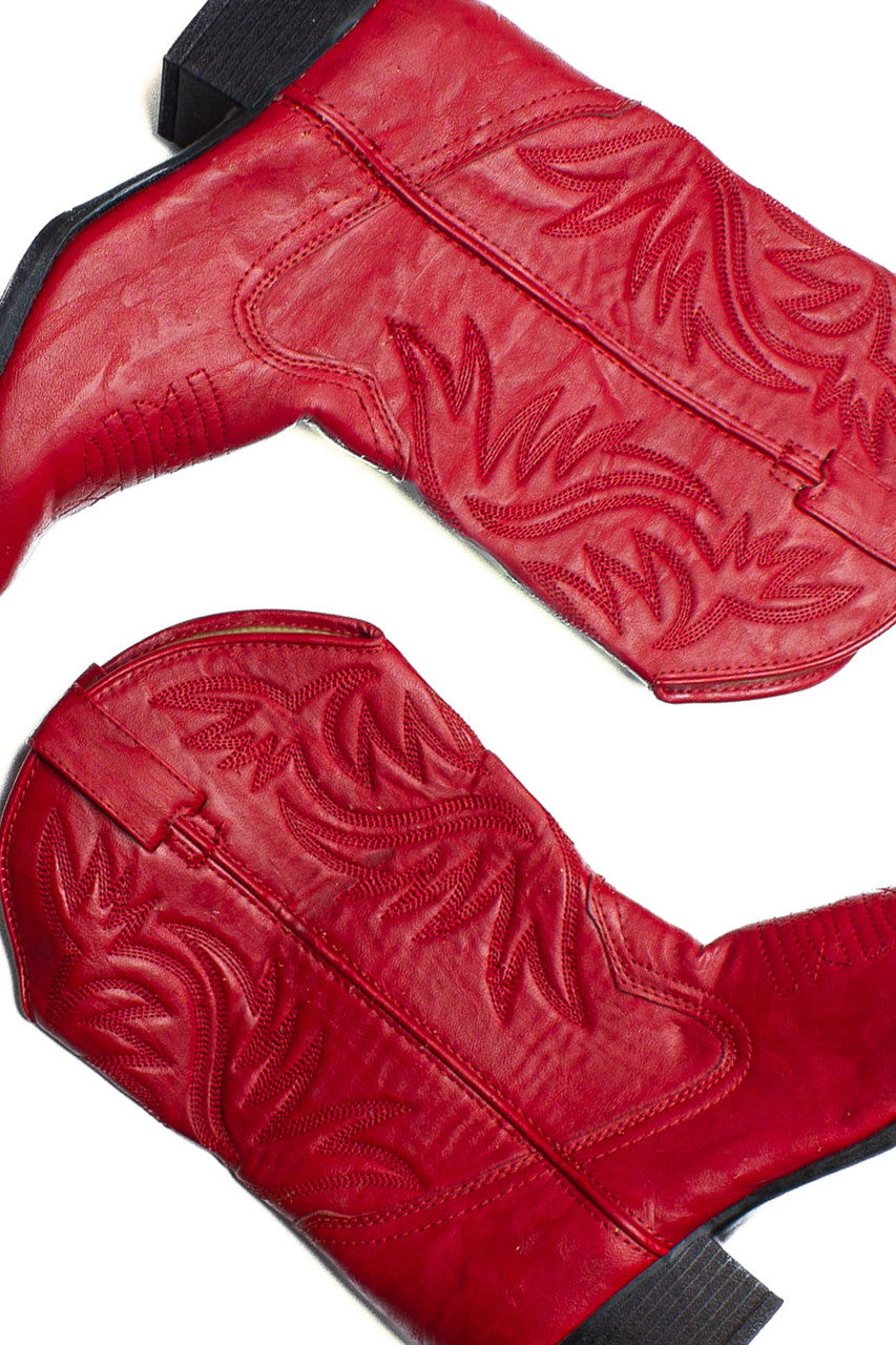Recycled Academy Cowboy Boot (Sz. 5) 1246