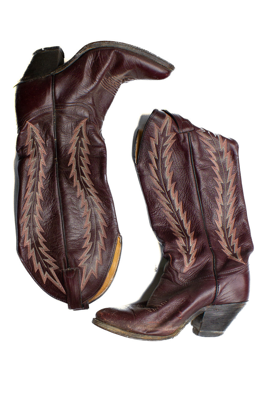 Vintage Abi Lens Cowboy Boot (1990s)Sz. 6 1257