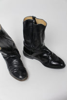 Black Cowboy Boots 12 D