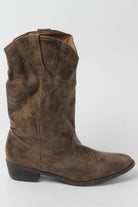 Brown Cowboy Boots Size 6