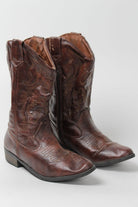 1265 Brown Cowboy Boots Size 6