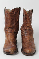 Brown Justin Cowboy Boots (Sz. 8 D) 1269