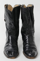 Black Cowboy Boots (Sz. 8 B) 1270