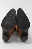 Brown High Heel Cowboy Boots (Sz. 7.5 M) 1271