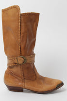 Leather Cowboy Boots (Sz. 7 M) 1272