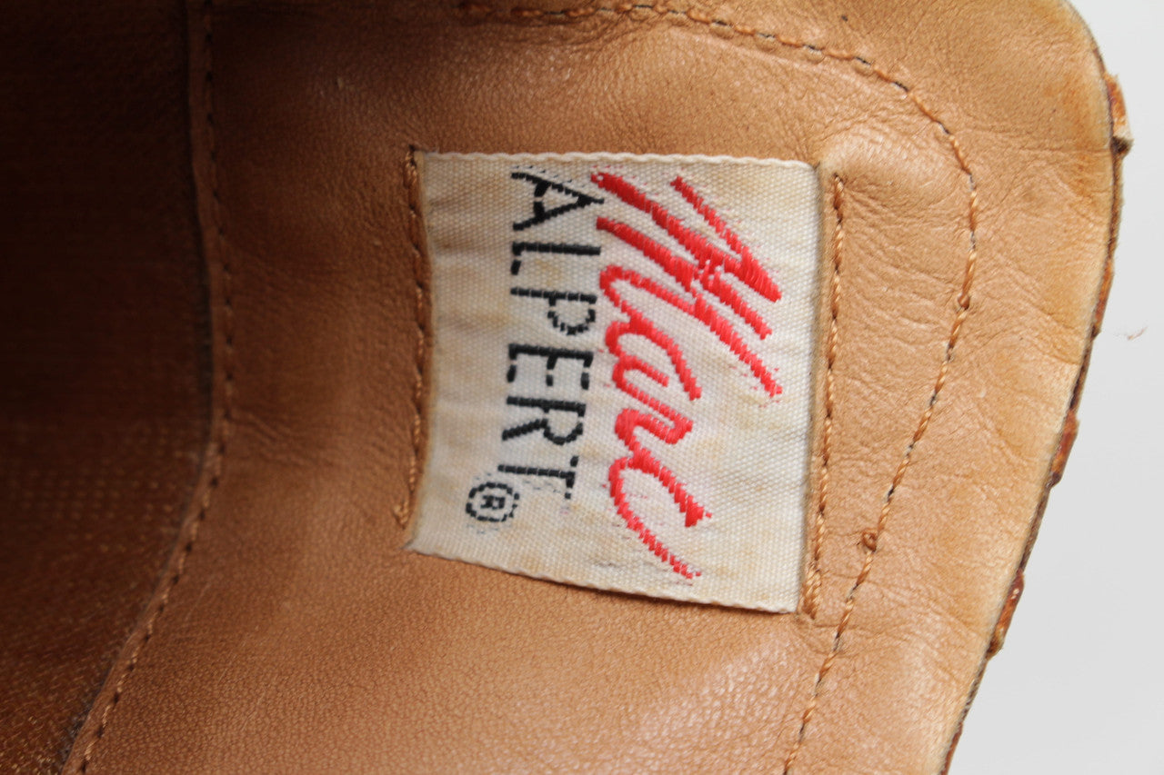 Leather Cowboy Boots (Sz. 7 M) 1272