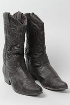 Dark Brown Cowboy Boots (Sz. 8.5) 1275