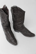 Dark Brown Cowboy Boots (Sz. 8.5) 1275