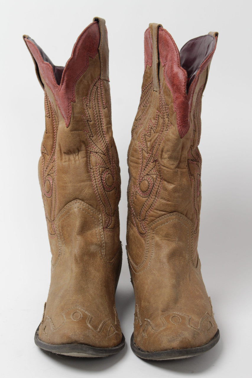 Coconuts Cowboy Boots (Sz. 9M) 1281