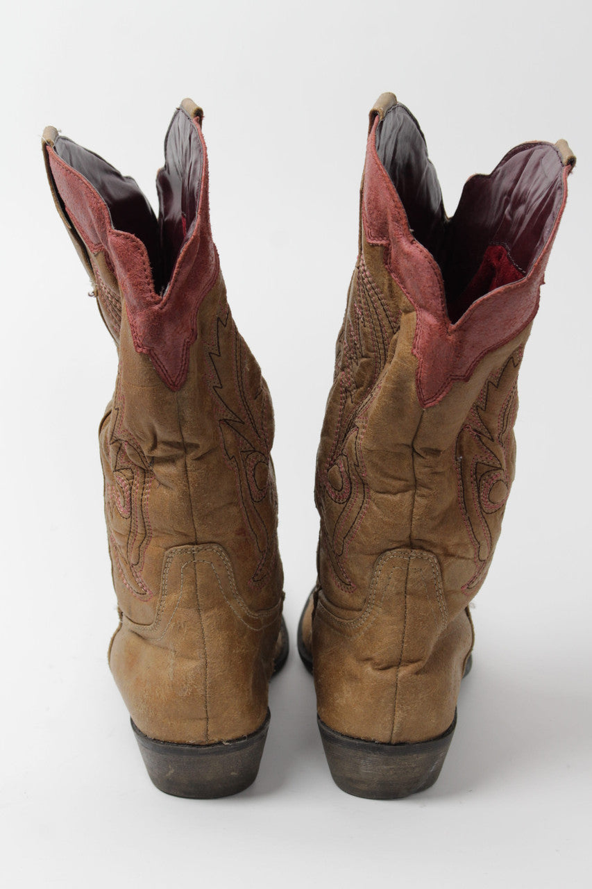 Coconuts Cowboy Boots (Sz. 9M) 1281