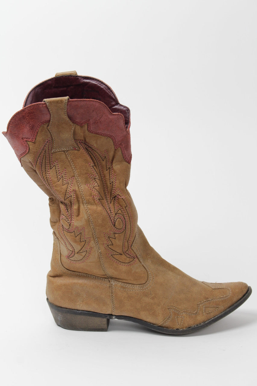Coconuts Cowboy Boots (Sz. 9M) 1281