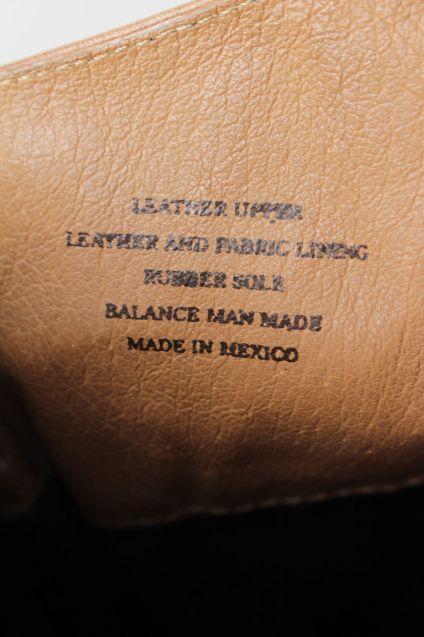 Brown Cowboy Boots (Sz. 10 M) 1284