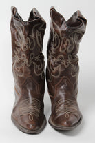 L.e.i. Dark Brown Cowboy Boots (Sz. 7.5 M) 1285