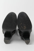 Tommy Hilfiger Black High Heel Cowboy Boots (Sz. 5.5) 1287