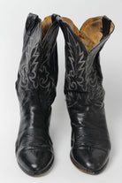 Black Cowboy Boots (Sz. 10.5 E) 1288