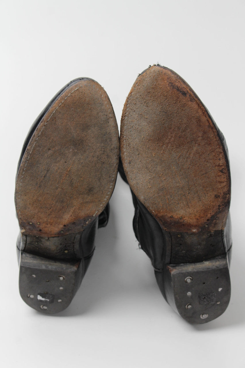 Black Cowboy Boots (Sz. 10.5 E) 1288