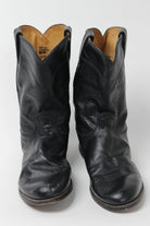 Black Justin Cowboy Boots (Sz. 10) 1289