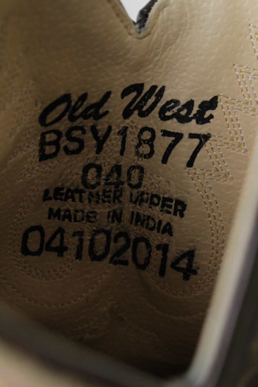 Old West Cowboy Boots 1296