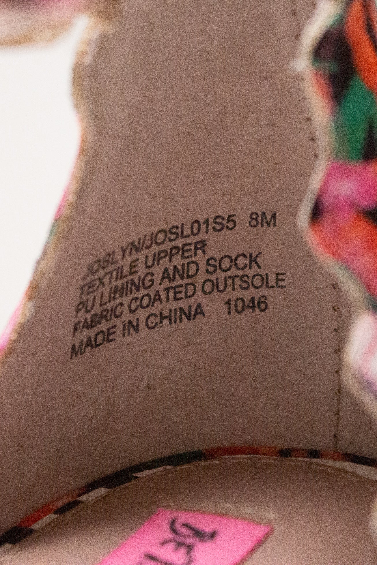 Betsey Johnson Floral Print Block Heel Pumps Sz 8M