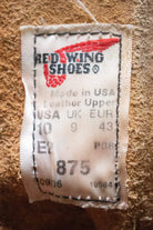 Vintage Red Wing 875 Classic Mac Toe Boot Men's Sz 10