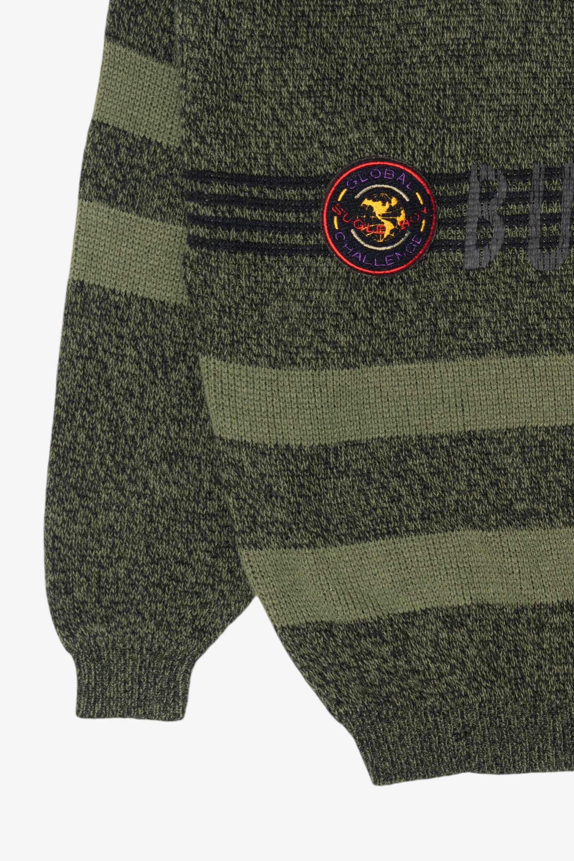 Vintage Green Bugle Boy Sweater (1980s)