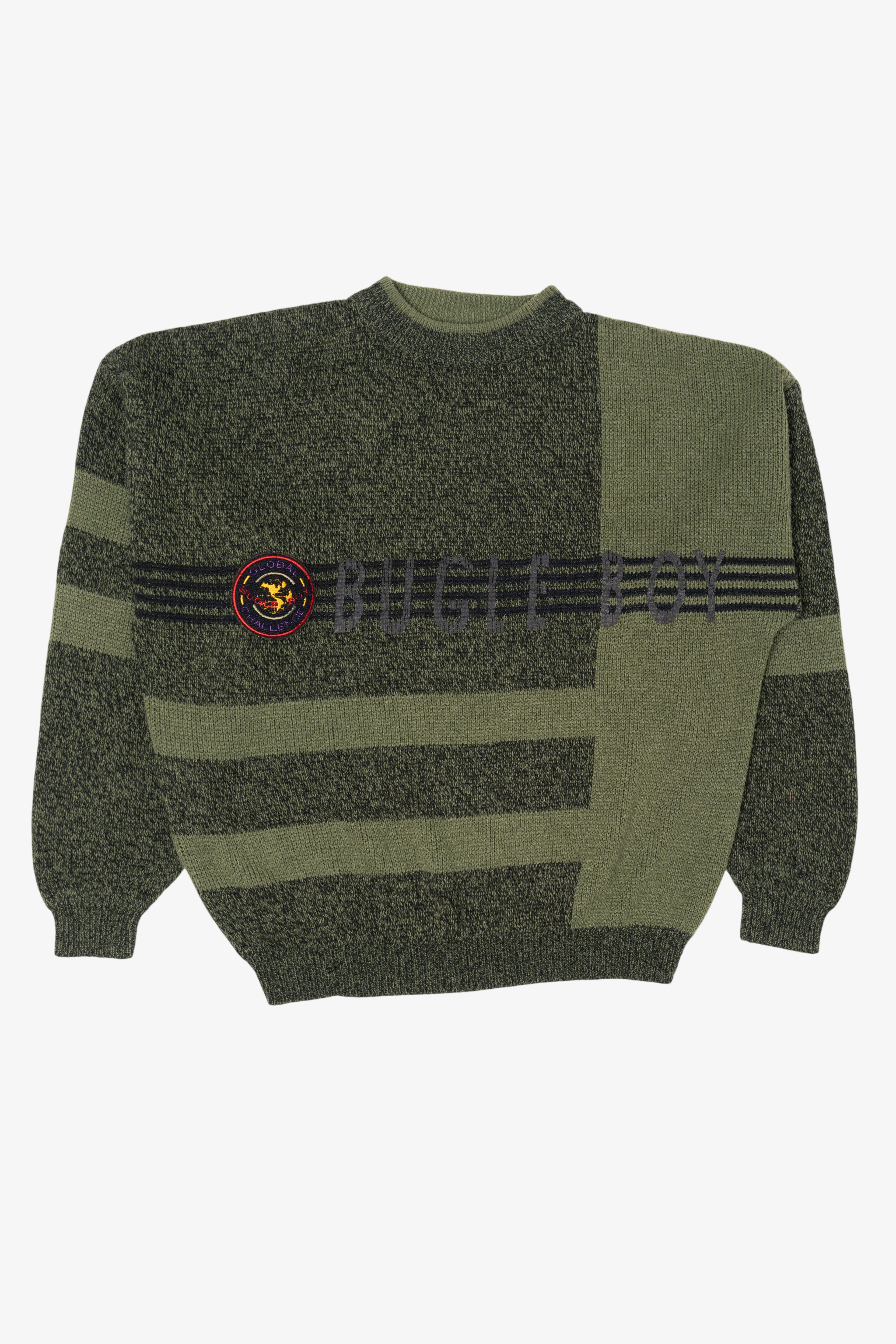Vintage Green Bugle Boy Sweater (1980s)