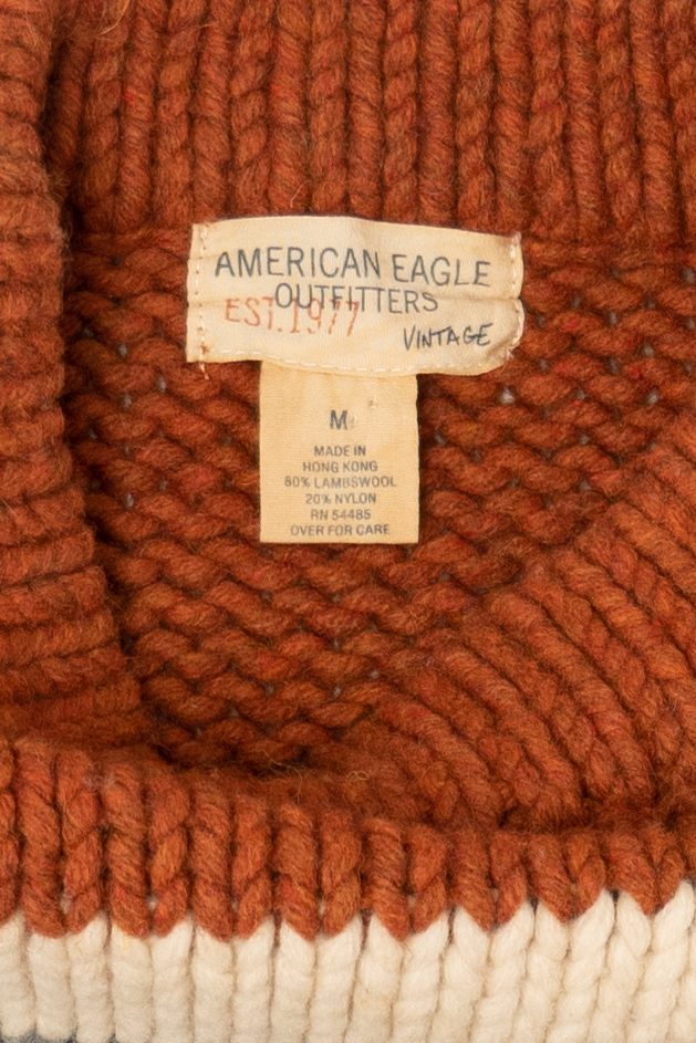 Vintage Orange American Eagle Outfitters Sweater (2000s)