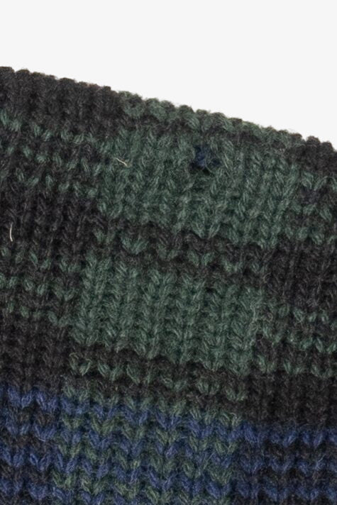 Vintage Navy Blue Plaid Britches Sweater (1990s)