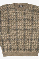 Vintage Khaki TSR Knit Texture Sweater (1990s)