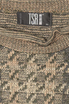 Vintage Khaki TSR Knit Texture Sweater (1990s)
