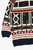 Vintage Tristan & Iseut Geometric Abstract Pattern Sweater (1990s)