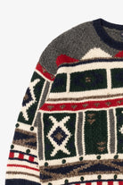 Vintage Tristan & Iseut Geometric Abstract Pattern Sweater (1990s)