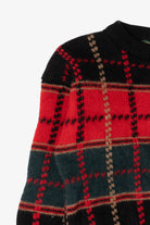 Vintage Plaid American Eagle Crewneck Sweater (1990s)
