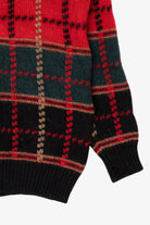 Vintage Plaid American Eagle Crewneck Sweater (1990s)