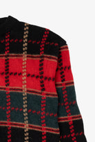 Vintage Plaid American Eagle Crewneck Sweater (1990s)