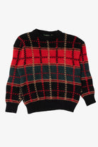 Vintage Plaid American Eagle Crewneck Sweater (1990s)