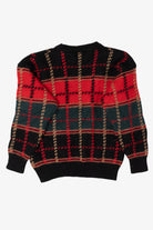 Vintage Plaid American Eagle Crewneck Sweater (1990s)