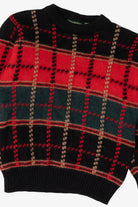 Vintage Plaid American Eagle Crewneck Sweater (1990s)
