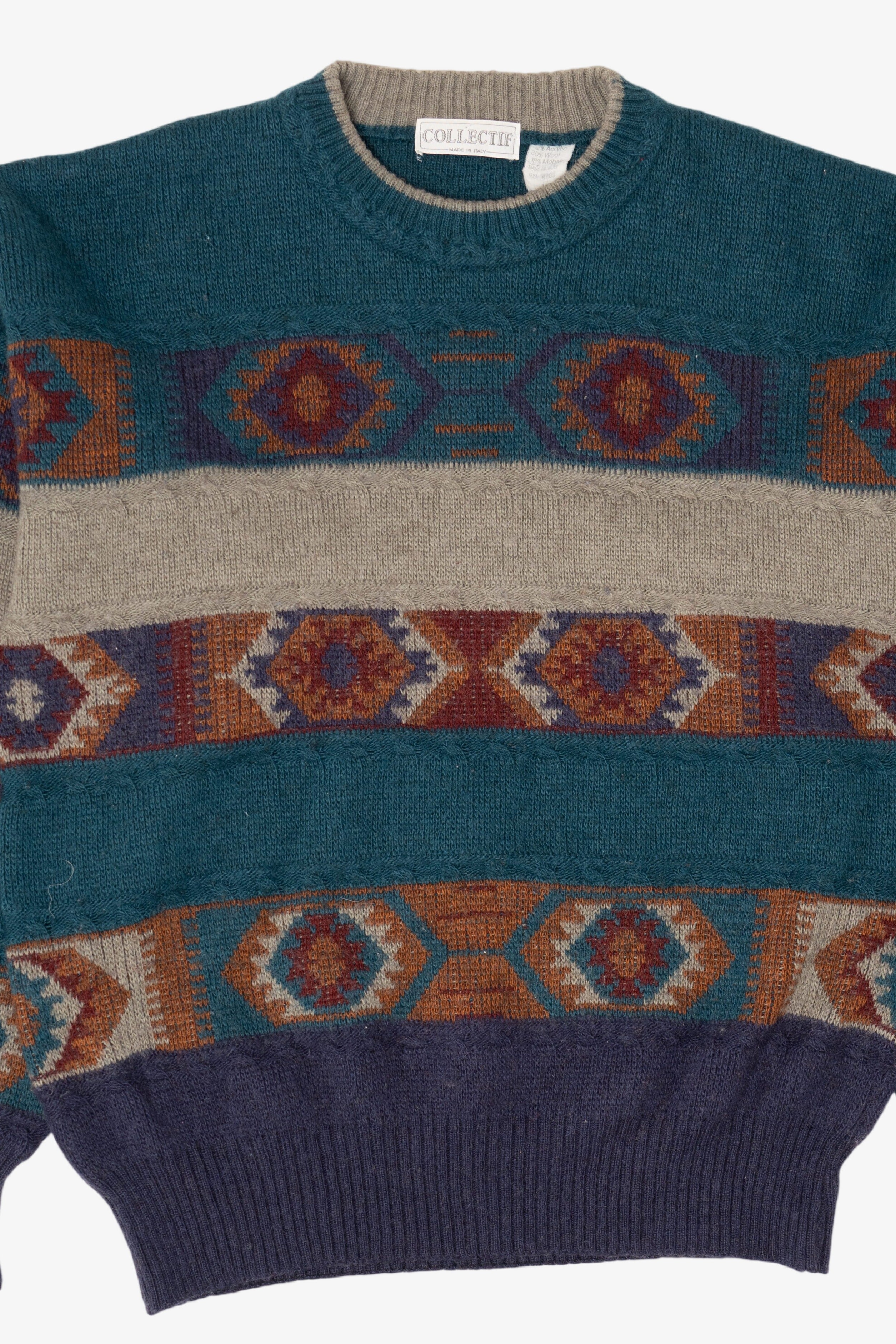 Vintage Collectif Aztec Pattern Sweater (1980s)