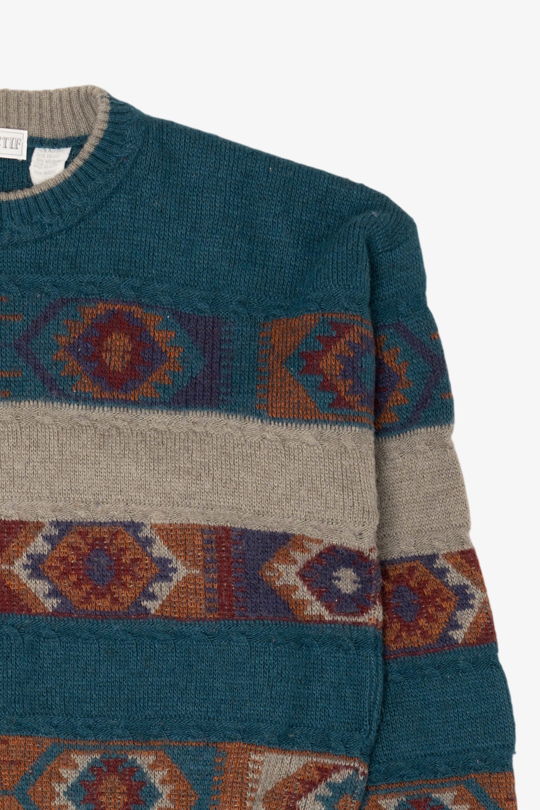Vintage Collectif Aztec Pattern Sweater (1980s)