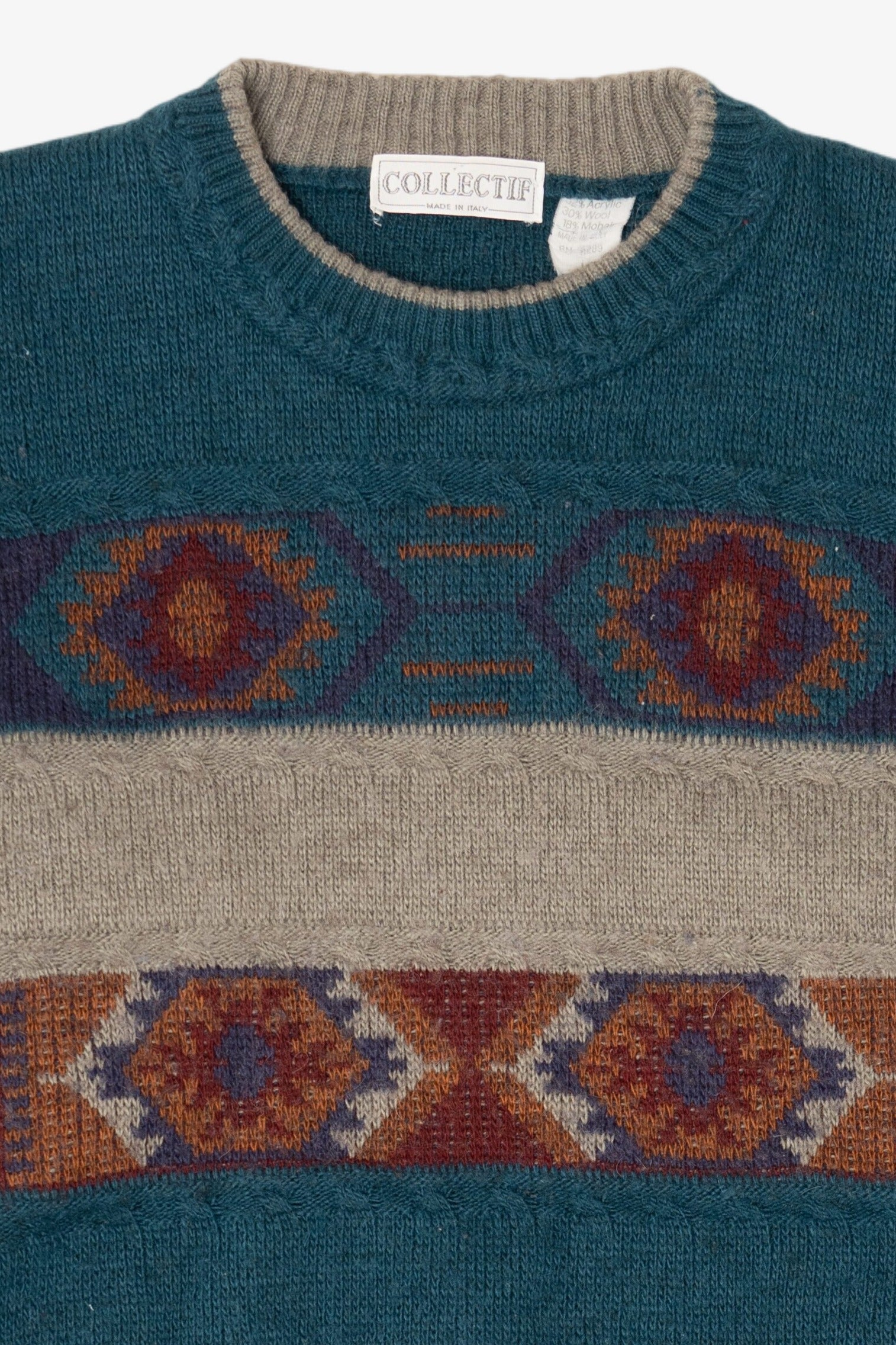 Vintage Collectif Aztec Pattern Sweater (1980s)