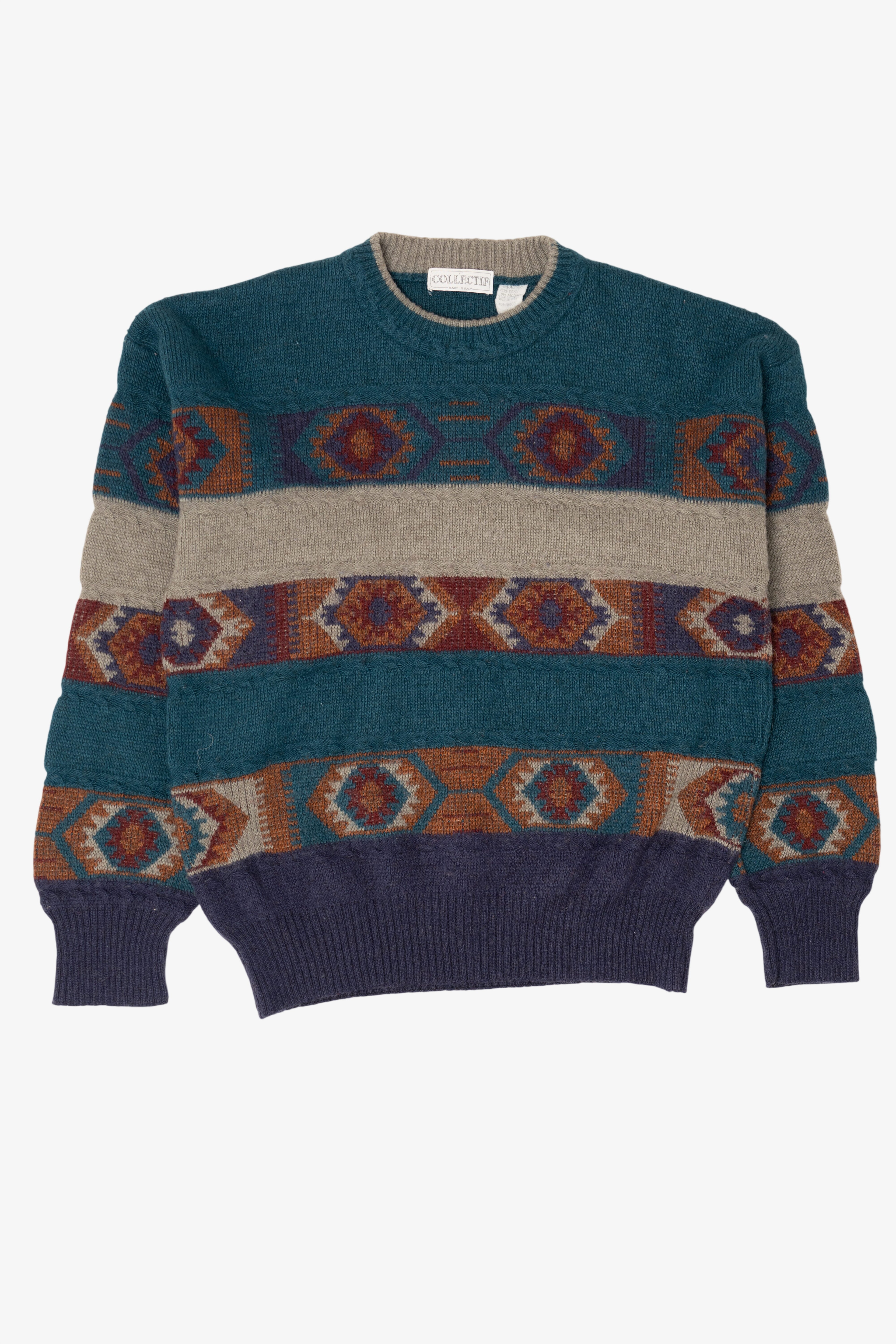 Vintage Collectif Aztec Pattern Sweater (1980s)