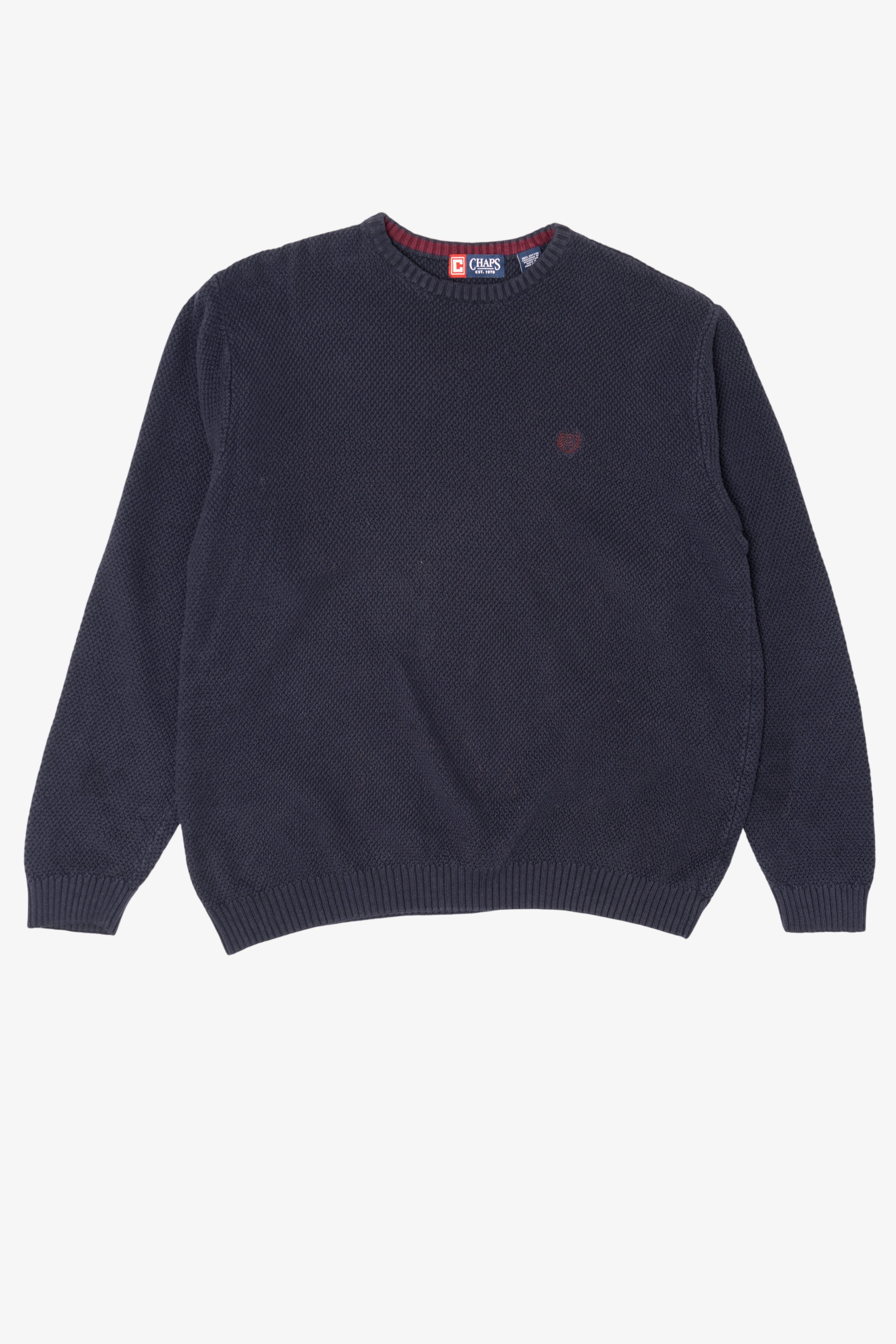 Vintage Navy Blue Chaps Sweater (1990s)