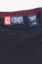 Vintage Navy Blue Chaps Sweater (1990s)