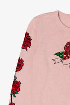 Kids Pink Place Sequin Rose "Love" Sweater (2010s)