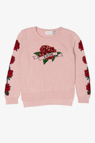 Kids Pink Place Sequin Rose "Love" Sweater (2010s)